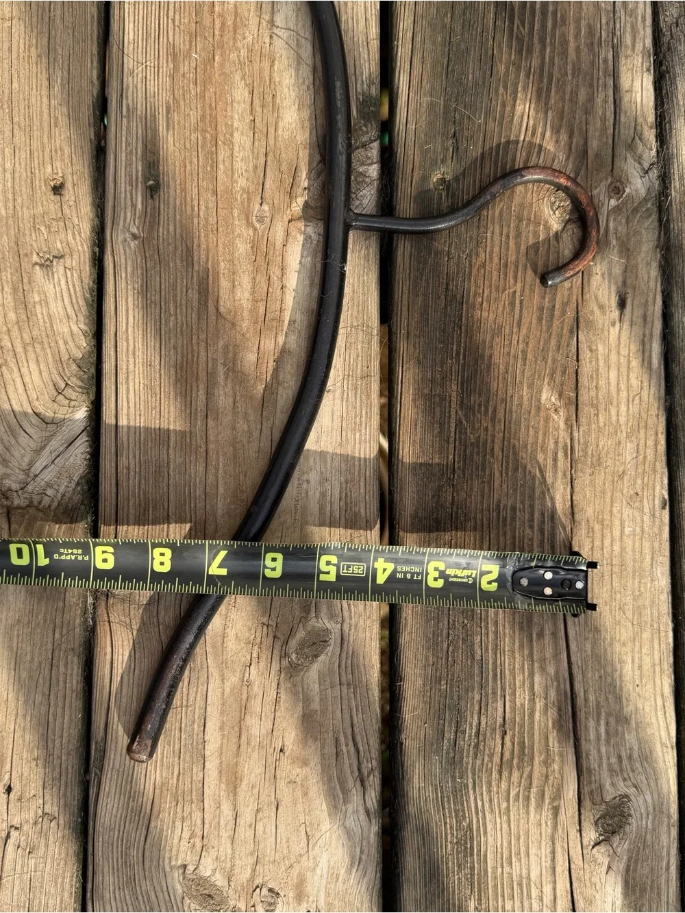 Antique Cast Iron Clothes Hanger 20.5” x 8”